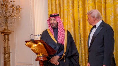 سمو ولي العهد يشّرف حفل العشاء المقام في البيت الأبيض